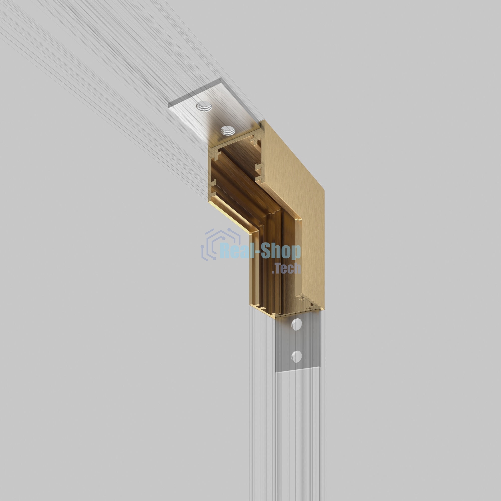 Brass Line Коннектор угловой внутренний для накладного шинопровода (латунь) 85225/00