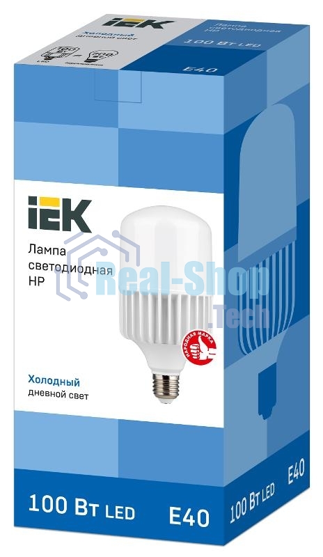Лампа светодиодная IEK LLE-HP-100-230-65-E40 HP 100Вт 230В 6500К E40