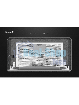 Вытяжка встраиваемая Weissgauff Aura 456 Touch Black Glass черный, 45 см, 900 м/ч, 47 дБ