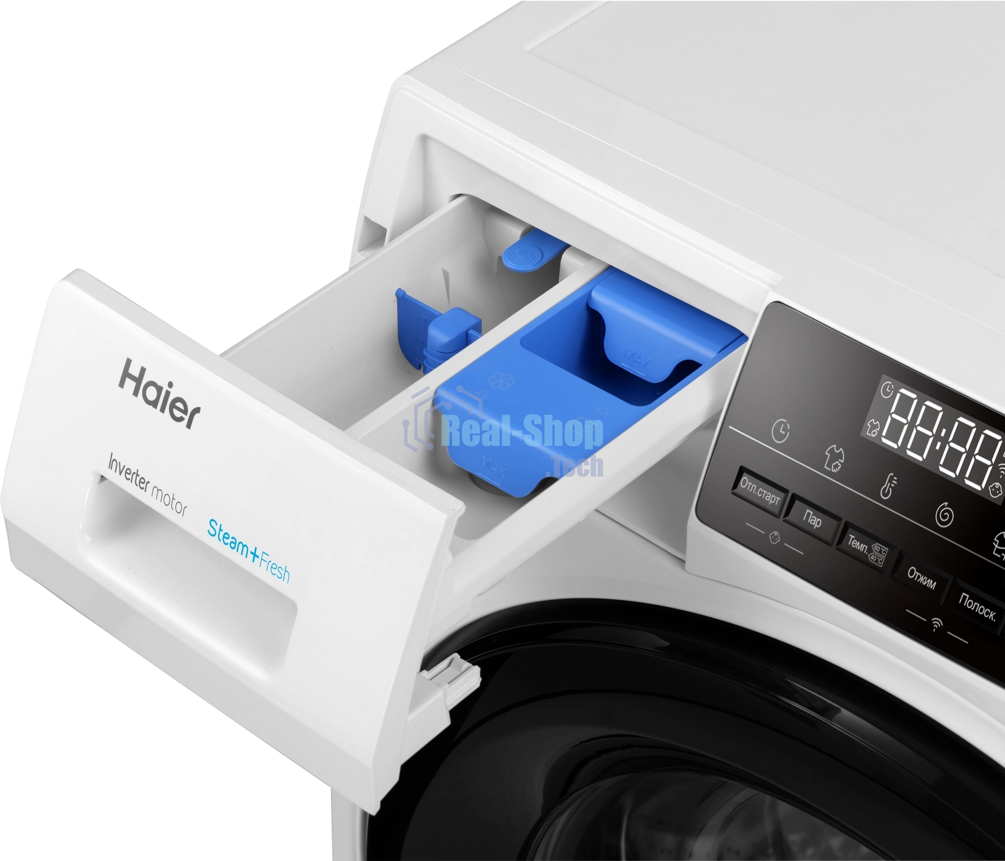 Стиральная машина Haier HW60-BP12929AE белый, загрузка фронтальная 6 кг, 1200 об/мин, класс: А+++