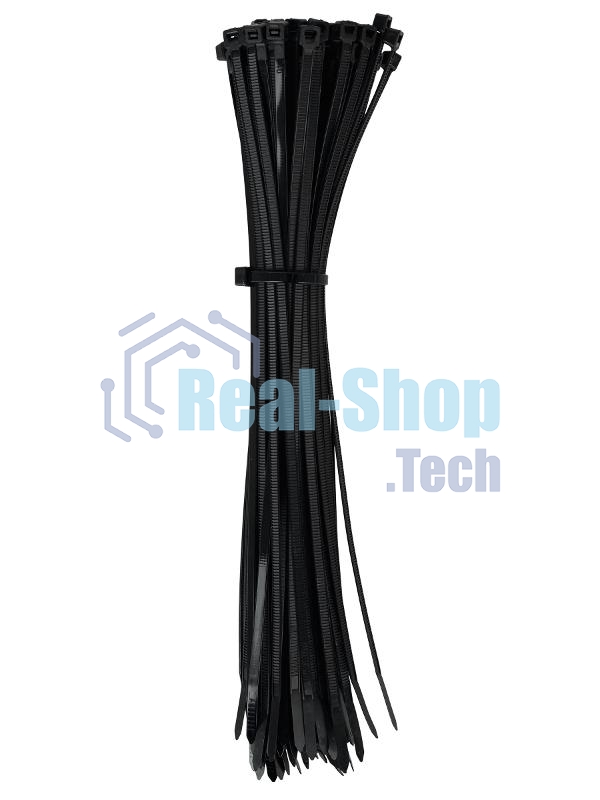 Хомут кабельный 4.8х300 нейл. черный (уп. 100 шт) IEK UHH32-D048-300-100
