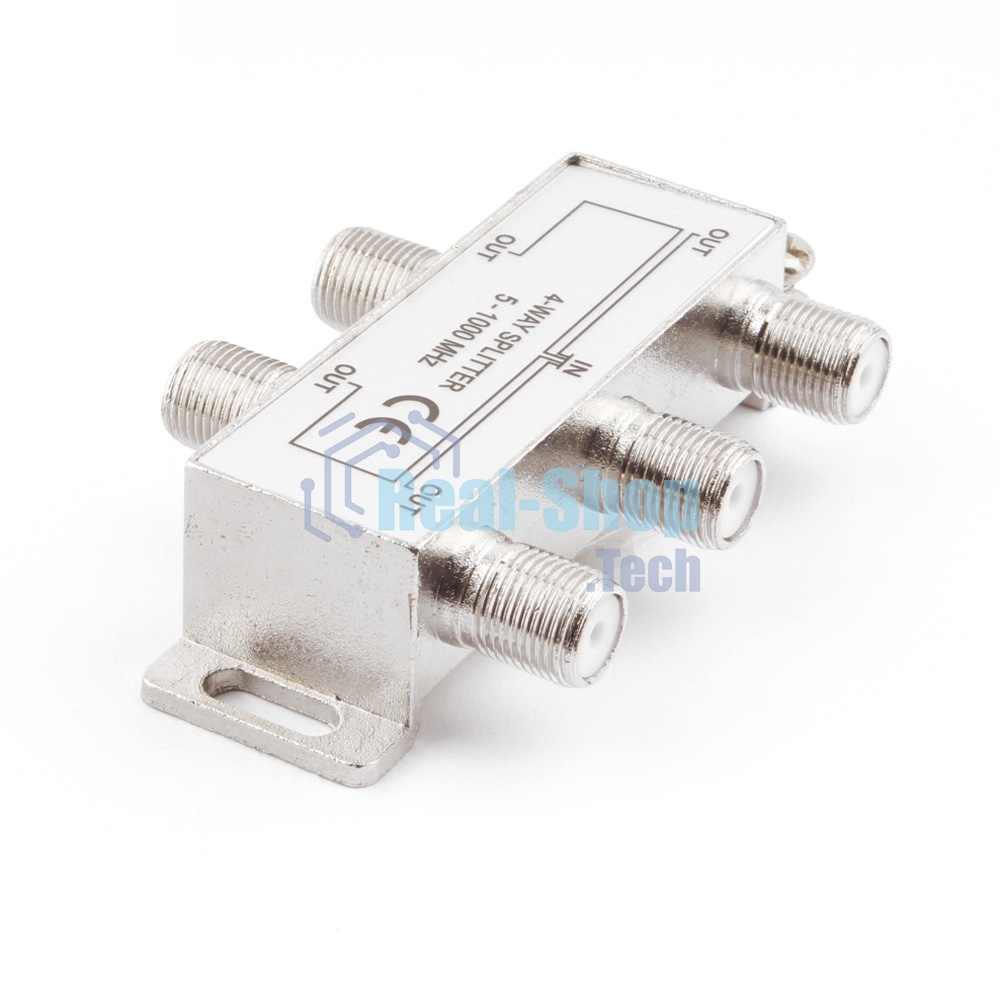 Разветвитель на 4 телевизора, Cablexpert AS-TV-04, 5-1000MHZ