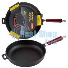 Сковорода чугунная MALLONY CIF30-W, чугун, диаметр 30 см, (в уп. 4 шт)