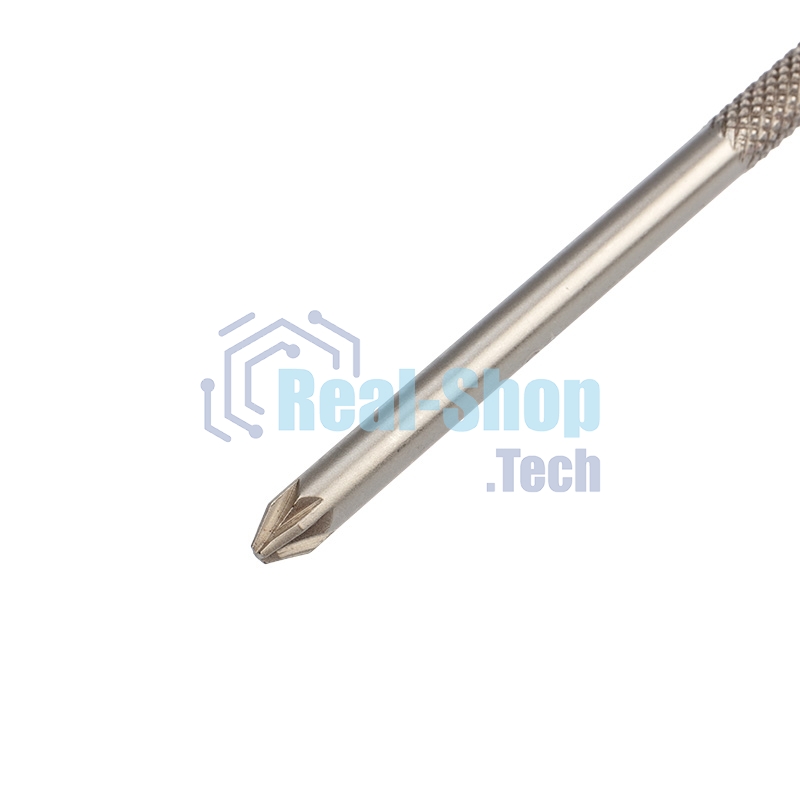 Отвертка крестовая Rexant PZ 2х100 мм, трехкомпонентная рукоятка, сталь S2