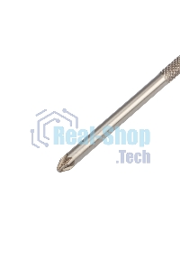 Отвертка крестовая Rexant PZ 2х100 мм, трехкомпонентная рукоятка, сталь S2