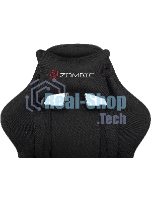 Кресло Бюрократ Zombie Predator Neo Black черный, экокожа, 120 кг, механизм качания