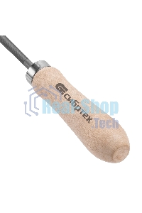 Напильник Сибртех, 150 мм, круглый, деревянная ручка