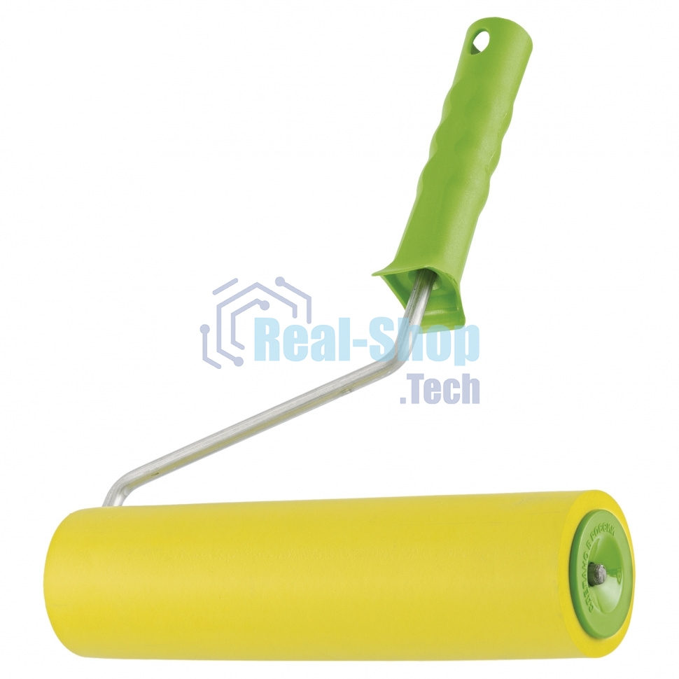 Валик прижимной резиновый с ручкой Сибртех, 240 мм, D ручки - 8 мм