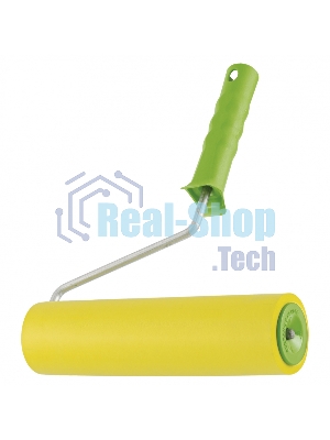 Валик прижимной резиновый с ручкой Сибртех, 240 мм, D ручки - 8 мм