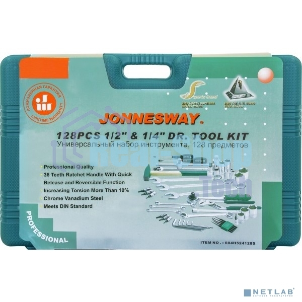 Набор инструмента универс. Jonnesway S04H524128S18 1/2