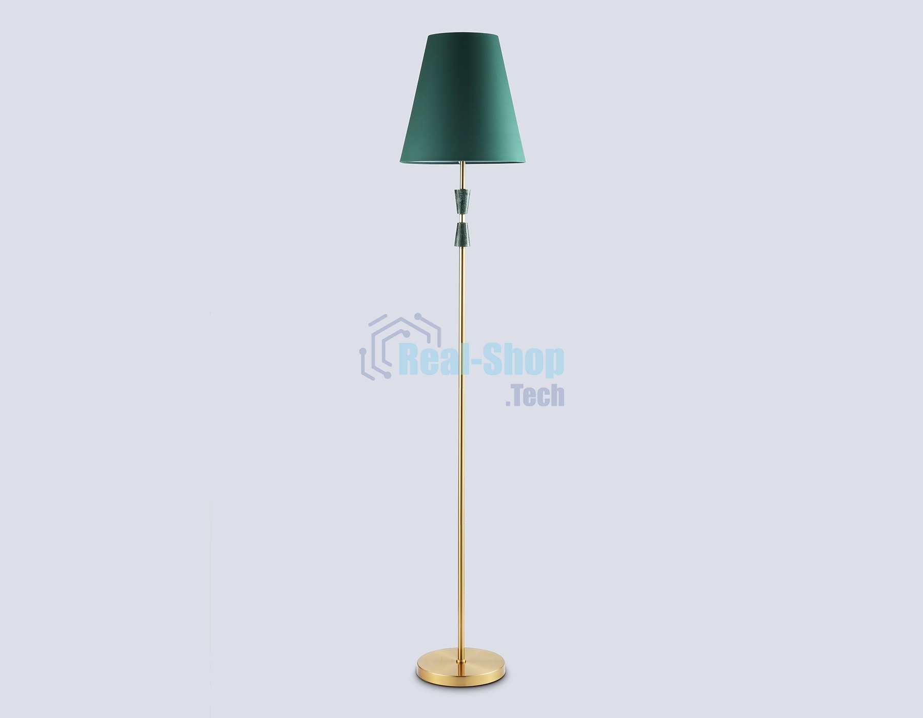 Светильник Ambrella light LH75059 BS/GN латунь/зеленый E27 max 60W D300*1550