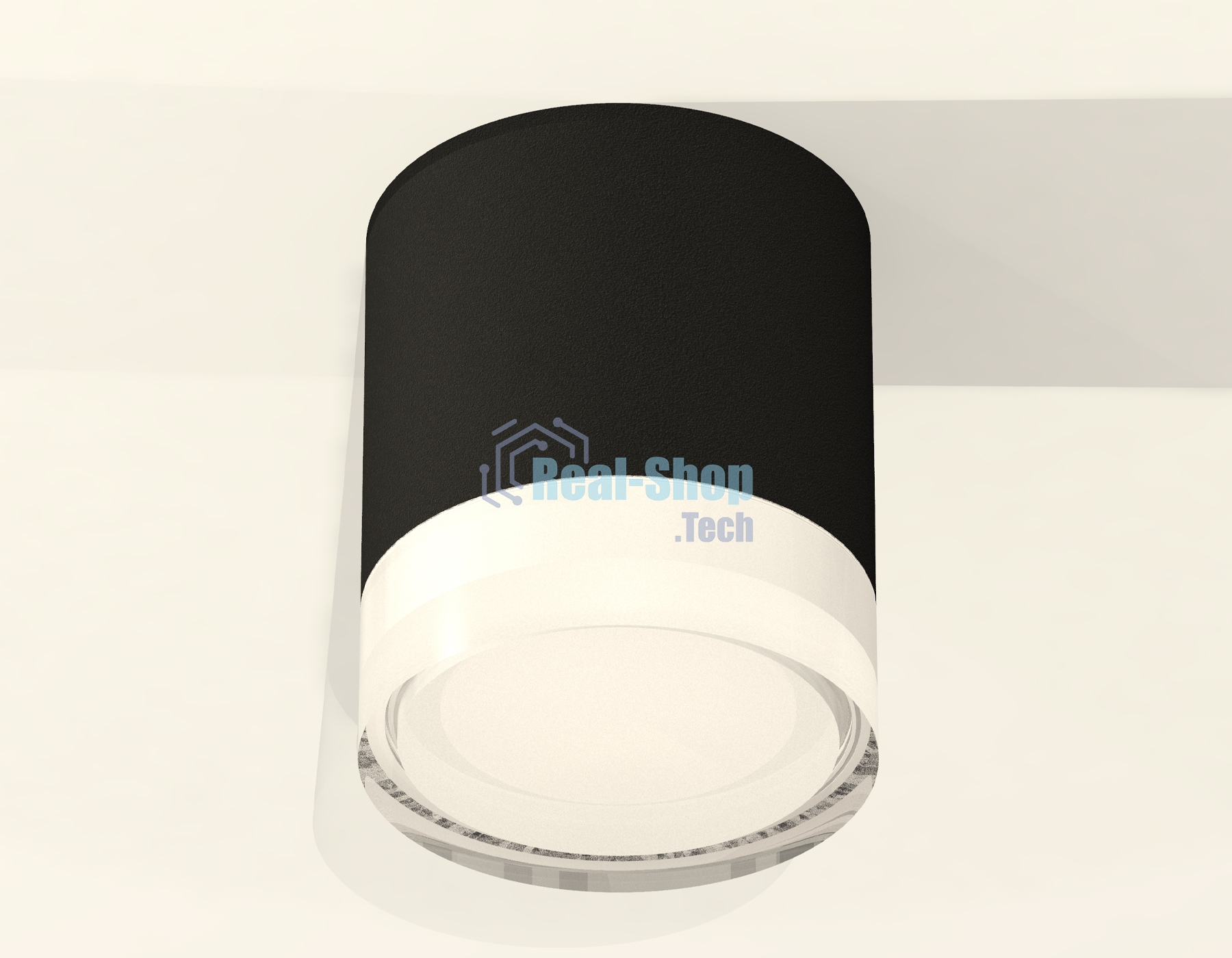 Светильник Ambrella Light XS7402033 SBK/FR/CL черный песок/белый матовый/прозрачный MR16 GU5.3 (C7402, N7160)