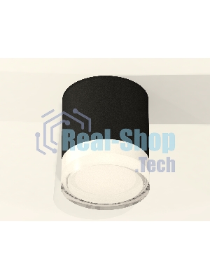 Светильник Ambrella Light XS7402033 SBK/FR/CL черный песок/белый матовый/прозрачный MR16 GU5.3 (C7402, N7160)