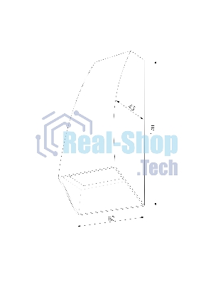 Пылевлагозащи<wbr>щенный светодиодный светильник 1016 Techno черный IP54 1016 Techno черный