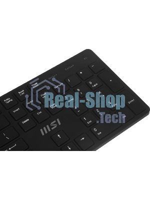 Комплект клавиатура+мышь MSI K200 Combo MS-8ZA4 беспроводной, USB, 1600 DPI, чёрный