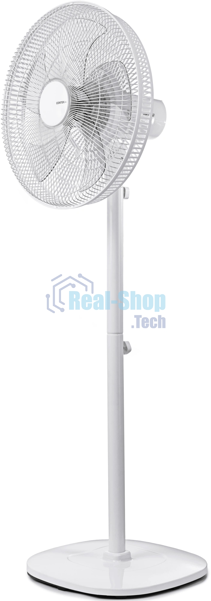 Вентилятор Centek CT-5024 белый/чёрный, напольный, 65 Вт, 4 скорости, 44.5 см