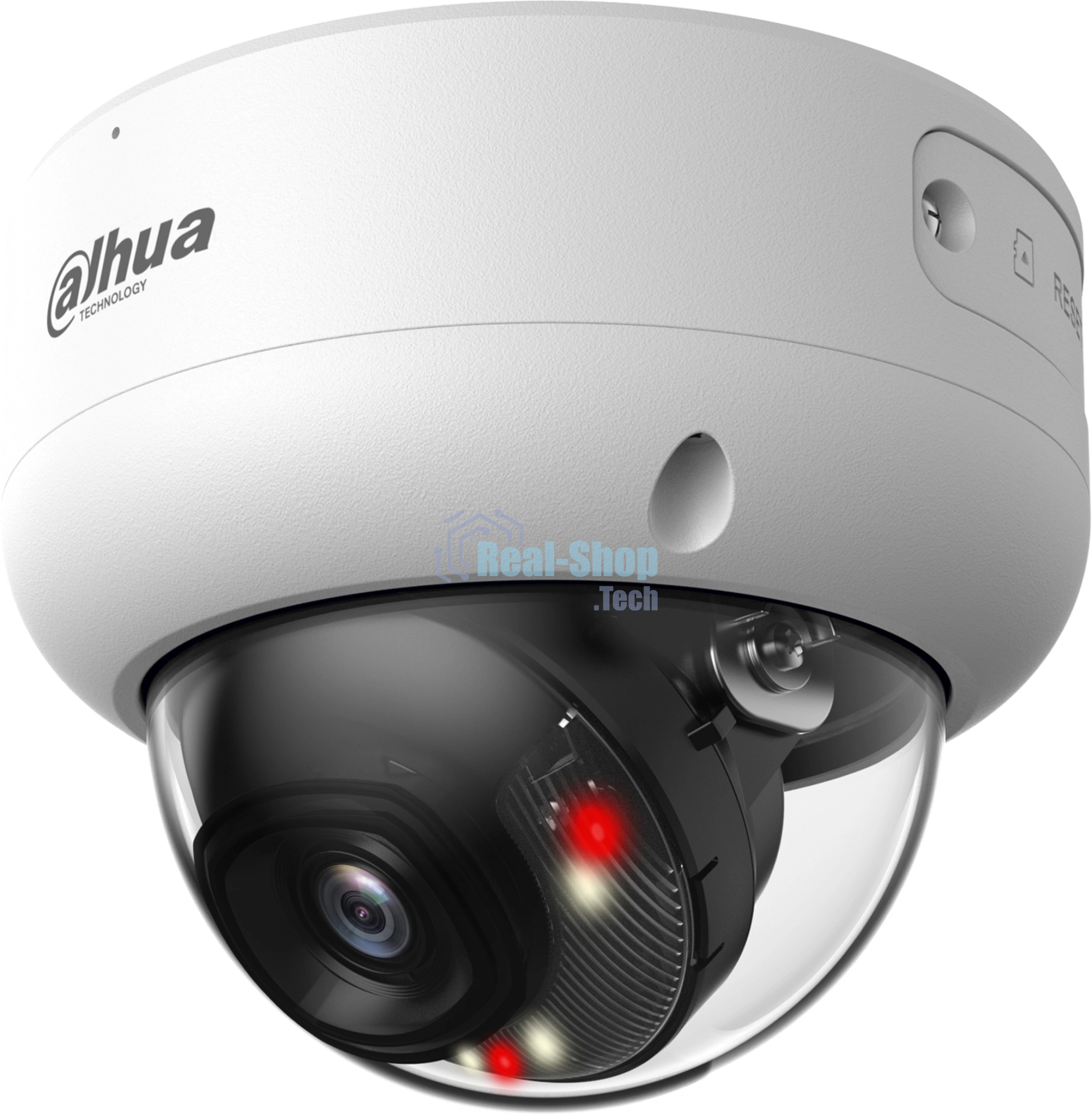 Камера видеонаблюдения Dahua DH-IPC-HDBW3449EP-AS-IL-0280B, IP, 4 Мп, 2.8 мм, белая
