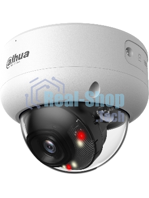 Камера видеонаблюдения Dahua DH-IPC-HDBW3449EP-AS-IL-0280B, IP, 4 Мп, 2.8 мм, белая