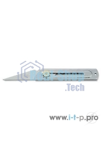 Нож Olfa хозяйственный с выдвижным лезвием, корпус и лезвие из нержавеющей стали, 20мм OL-CK-2