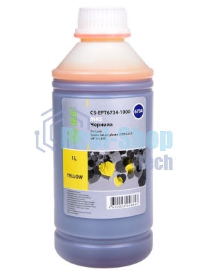 Чернила Cactus CS-EPT6734-1000 желтый 1000мл для Epson L800/L810/L850/L1800