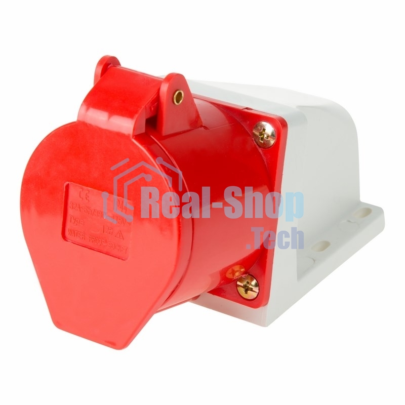 Розетка Rexant 125 стационарная 3Р+РЕ+N 32А 380В IP44