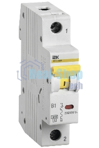 Выключатель автоматический однополюсный ВА47-60M 6А C 6кА MVA31-1-006-C IEK