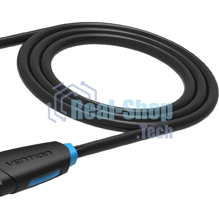 Кабель-удлинитель Vention USB 2.0 AM/AF - 1м черный