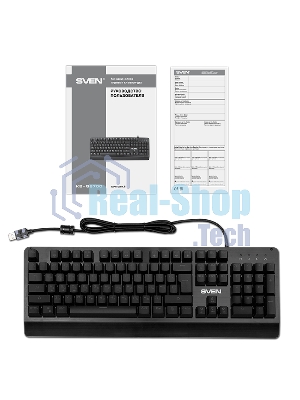 Клавиатура SVEN KB-G9700 проводная, USB Type-A, чёрный