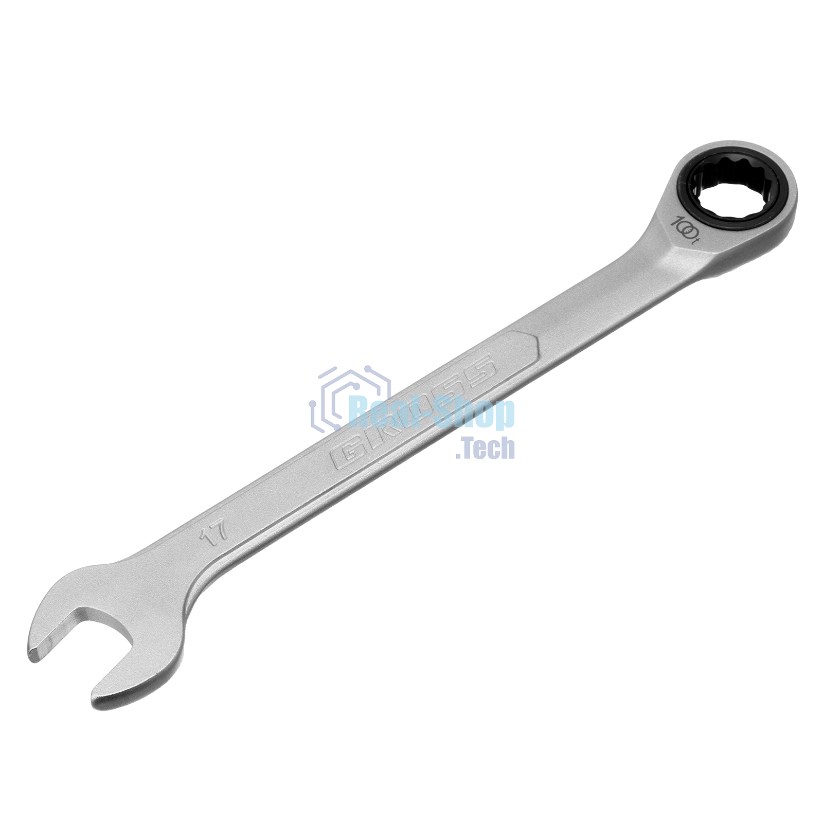 Набор ключей комбинированных трещоточных Gross СRV, 5 шт. 8- 17 мм