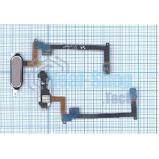 Кнопка HOME в сборе с механизмом и шлейфом для Samsung Galaxy Note 4 N910, золотая