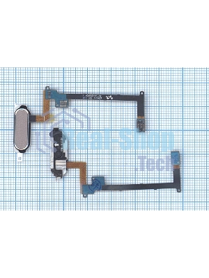 Кнопка HOME в сборе с механизмом и шлейфом для Samsung Galaxy Note 4 N910, золотая