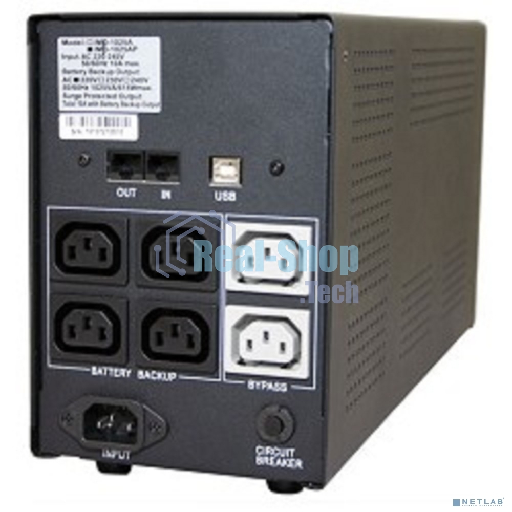 Источник бесперебойного питания Powercom Imperial IMP-1200AP 720Вт 1200ВА черный