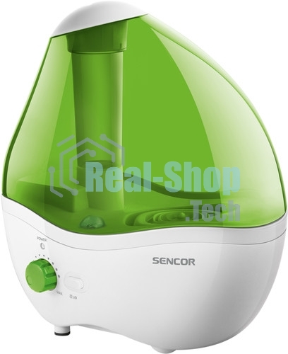 Увлажнитель воздуха Sencor SHF 921GR зеленый/белый, 20 м², 2.2 л