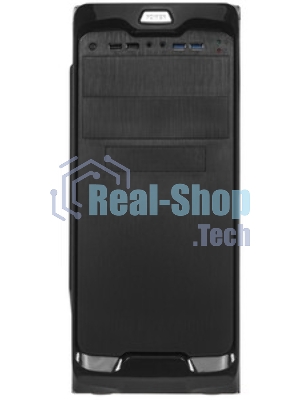 Компьютерный корпус ExeGate EX269435RUS Miditower UN-604 Black, ATX, (UN350, 120мм) 2хUSB+2хUSB 3.0, Audio