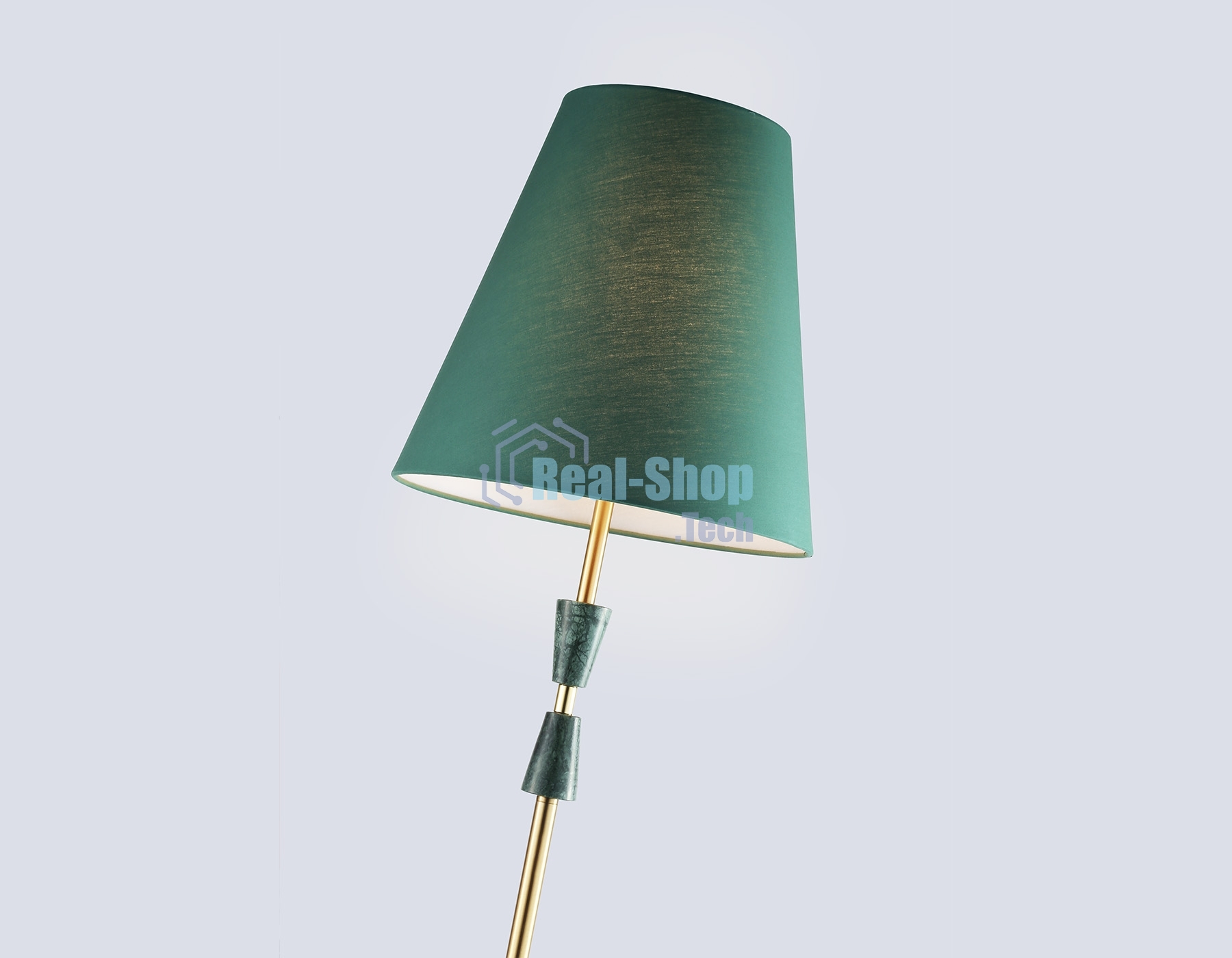 Светильник Ambrella light LH75059 BS/GN латунь/зеленый E27 max 60W D300*1550