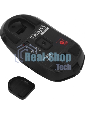 Мышь беспроводная/проводная A4Tech Bloody R72 Pro черный, 26000 dpi, USB Type-A, радиоканал, кнопки - 7