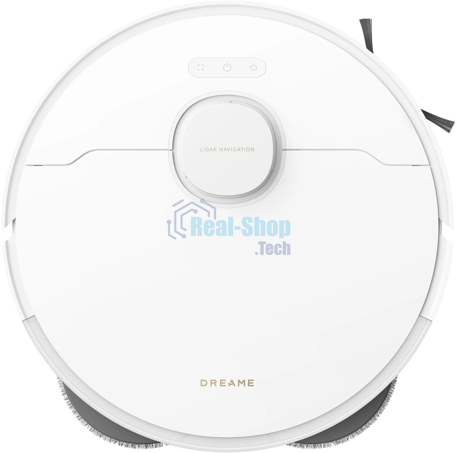 Робот-пылесос DreameBot L10S Plus белый, 5200 мА·ч Li-Ion, уборка влажная/комбинированная/сухая, пылесборник контейнер 0.35 л