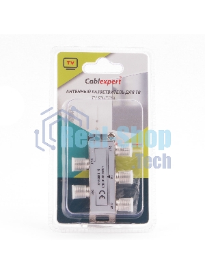 Разветвитель на 4 телевизора, Cablexpert AS-TV-04, 5-1000MHZ