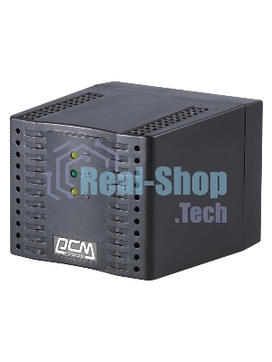 Стабилизатор напряжения Powercom Voltage Regulator, 3000VA, Black, Schuko