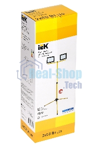 Прожектор светодиодный Iek LPDO606-2X050-65-K02 СДО 06-2х50Ш штатив 6500К IP65 черный