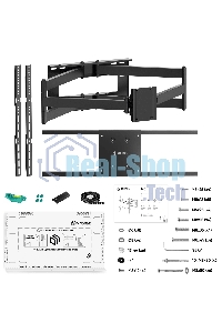 Кронштейн ONKRON M8L черный