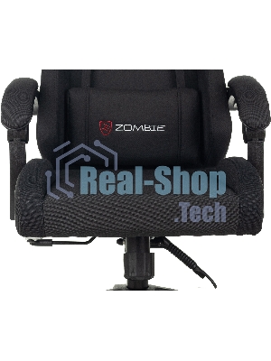 Кресло Бюрократ Zombie Predator Neo Black черный, экокожа, 120 кг, механизм качания