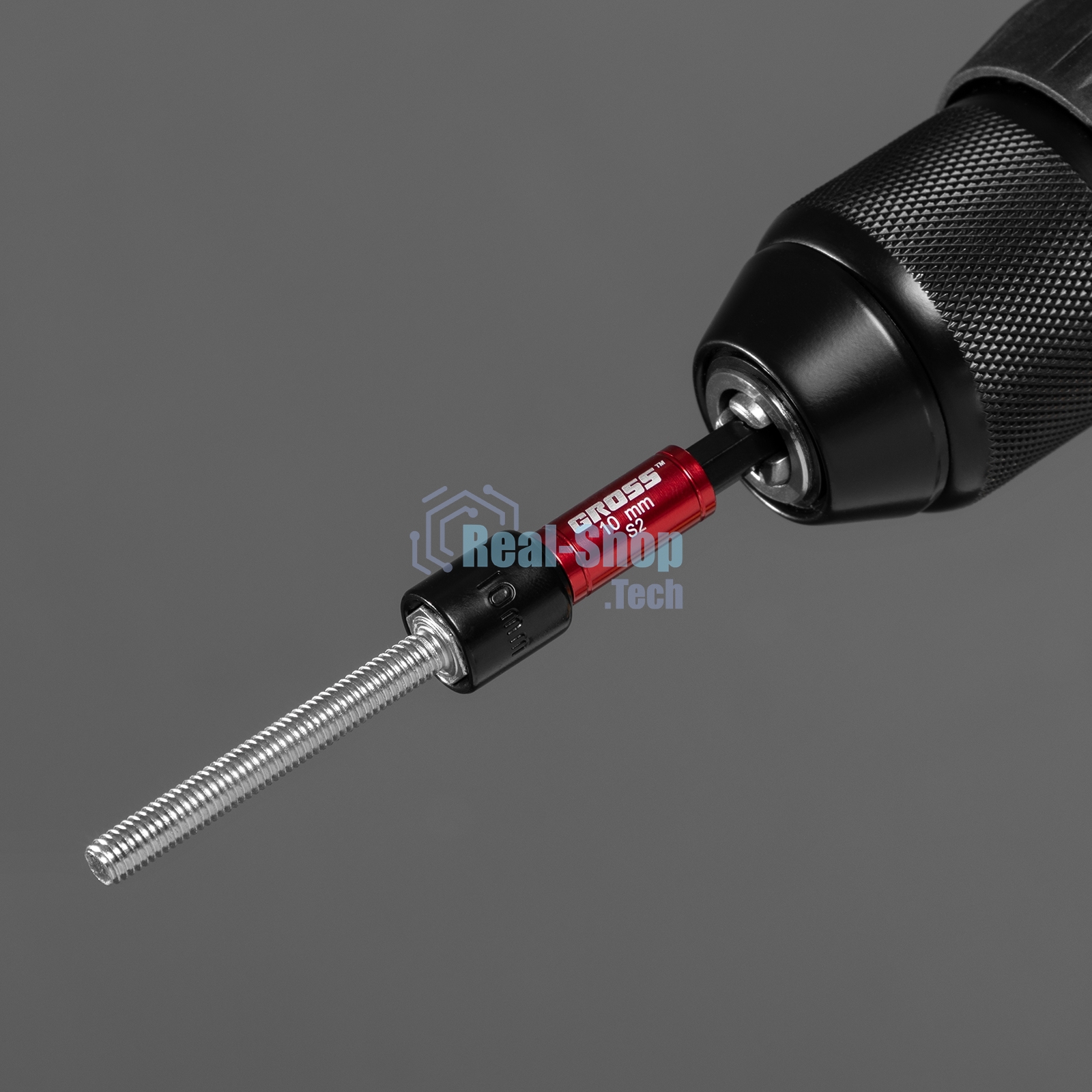 Бита с торцевой головкой GROSS, магнит. Nut-Driver, 10 мм, S2Gross 11619