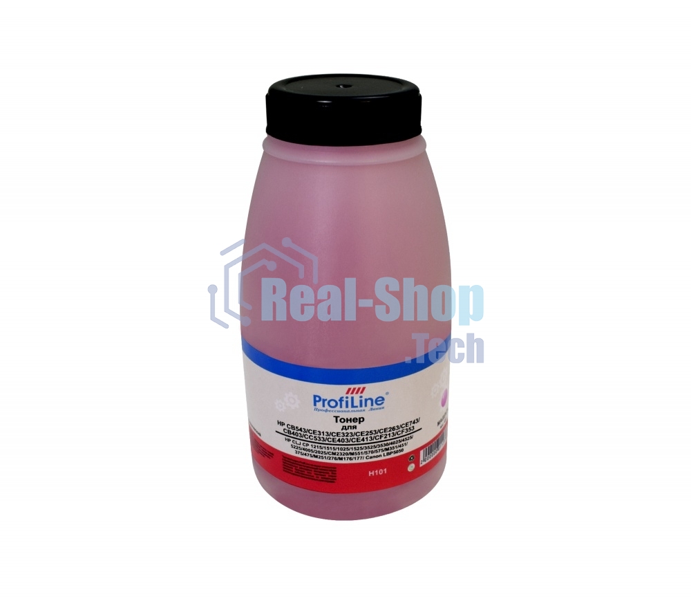 Тонер ProfiLine PL-CB543/CE313/CE323/CE253/CE263/CE743/CB403/CC533/CE403/CE413/CF213/CF353 для HP CLJ CP 1215/1515/1025/1525/3525/4025/5225/4005/2025/M551/351/251/176/Canon LBP5050 Magenta 45 гр (H101) Фасовка РФ (химический)