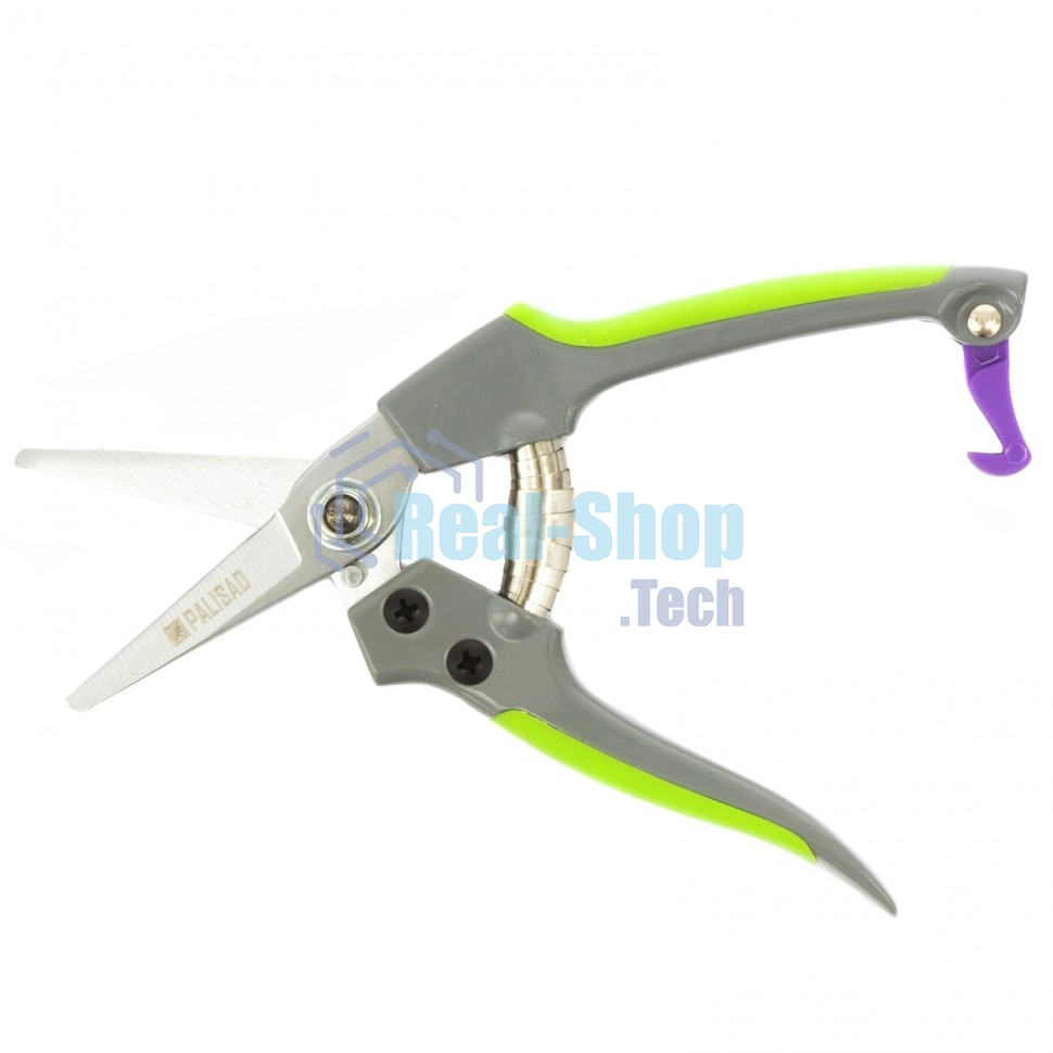 Секатор цветочный Palisad 180 мм, металлические обрезиненные рукоятки