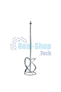 Насадка для миксера Сибртех, для легких растворов,140 х 590 мм, оцинкованная,хвостовик резьба М14