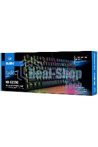 Клавиатура проводная игровая Sven KB-G9300 черная (Outemu Blue switches,104кл., подсветка)
