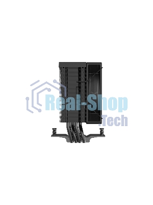 Кулер для процессора SAMA X40 (200W, 4-pin PWM, 133.5mm, 4x6mm, 1x100мм, 50.1CFM, 35.2dBA, 2600RPM, S: 1851/1700/1200/115X, AM5/AM4, черный)