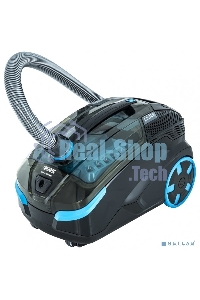 Моющий пылесос Thomas DryBOX Amfibia черный/голубой, 325/1700 Вт, уборка влажная/сухая/сбор жидкости, пылесборник контейнер 2.6 л