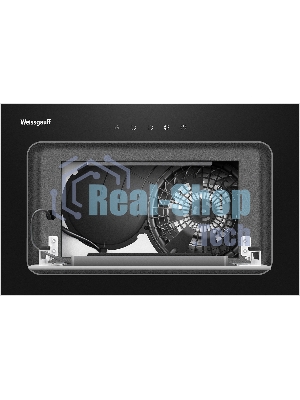 Вытяжка встраиваемая Weissgauff Aura 456 Touch Black Glass черный, 45 см, 900 м/ч, 47 дБ